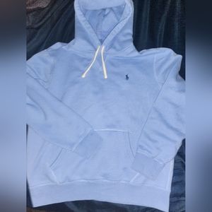 Polo by Ralph Lauren Tops | Polo Ralph Lauren Pullover Hoodie Women Large Blue.